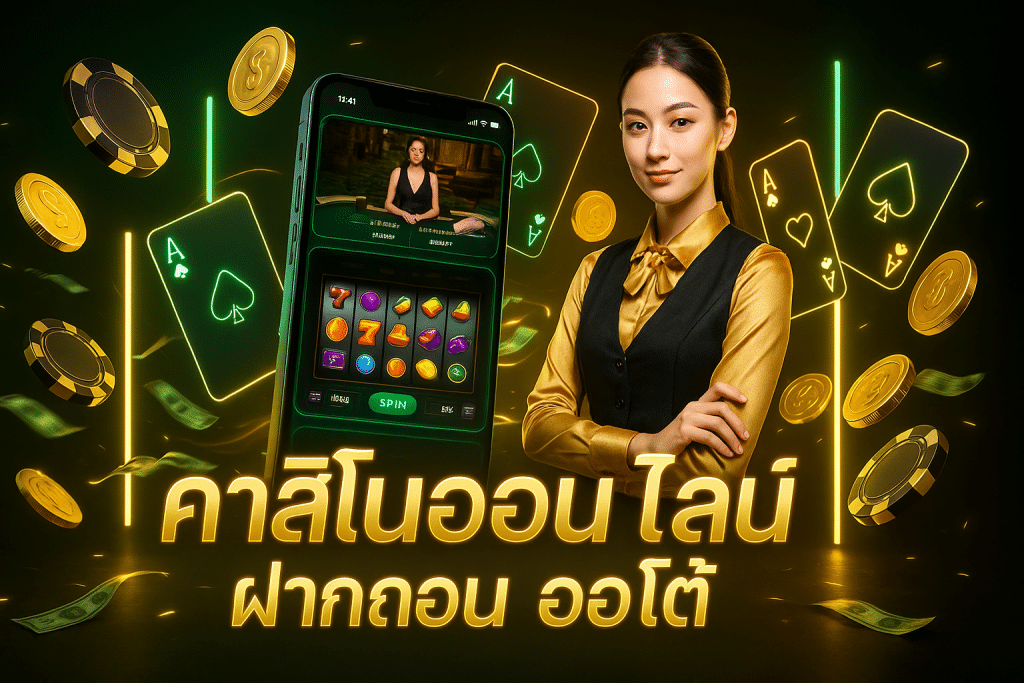 คาสิโนออนไลน์ ฝากถอน ออโต้